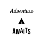 Adventure AWAITS — hand-lettered SVG cut file