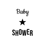 Baby SHOWER — hand-lettered SVG cut file