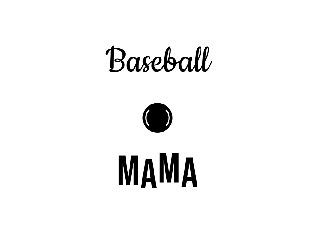 Baseball MAMA — hand-lettered SVG cut file