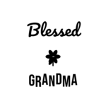 Blessed GRANDMA — hand-lettered SVG cut file