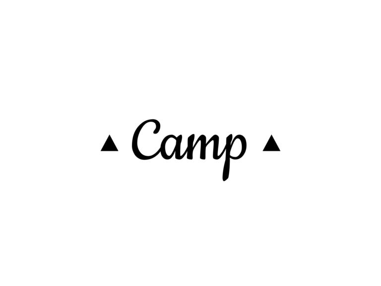 Camp MORE — hand-lettered SVG cut file