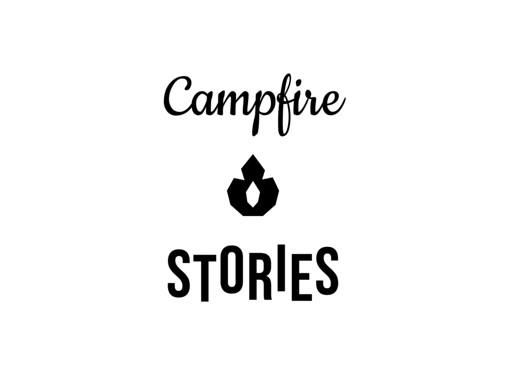 Campfire STORIES — hand-lettered SVG cut file