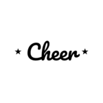 Cheer LOUD — hand-lettered SVG cut file