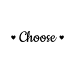 Choose JOY — hand-lettered SVG cut file