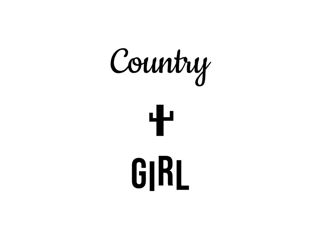 Country GIRL — hand-lettered SVG cut file