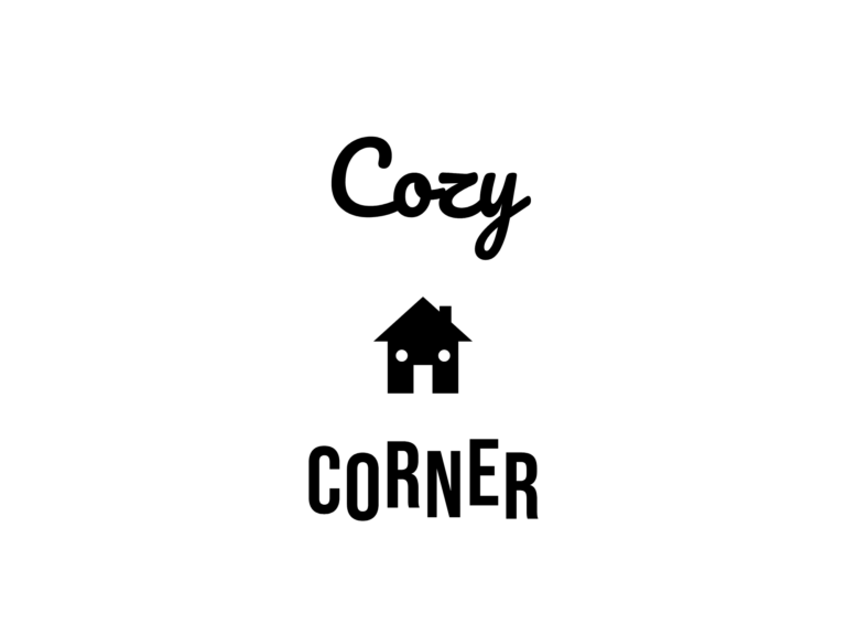 Cozy CORNER — hand-lettered SVG cut file