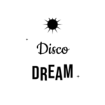 Disco DREAM — hand-lettered SVG cut file