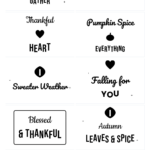 Fall & Thanksgiving SVG Bundle – 10 hand-lettered SVG cut files for Cricut and Silhouette