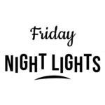 Friday NIGHT LIGHTS — hand-lettered SVG cut file