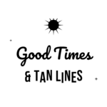 Good Times & TAN LINES — hand-lettered SVG cut file
