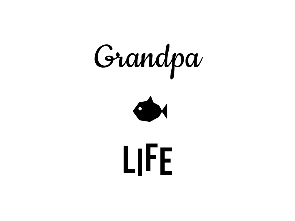 Grandpa LIFE — hand-lettered SVG cut file