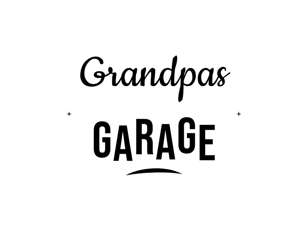 Grandpas GARAGE — hand-lettered SVG cut file