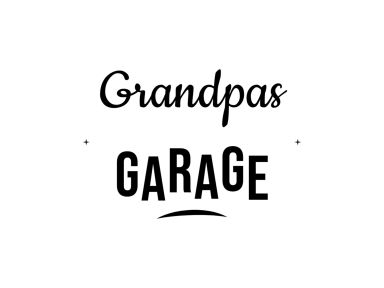 Grandpas GARAGE — hand-lettered SVG cut file