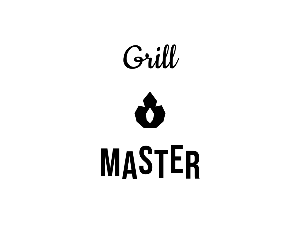 Grill MASTER — hand-lettered SVG cut file
