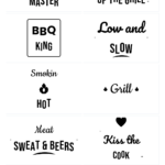 Grilling & BBQ SVG Bundle – 10 hand-lettered SVG cut files for Cricut and Silhouette
