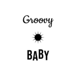 Groovy BABY — hand-lettered SVG cut file