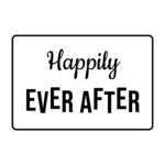 Happily EVER AFTER — hand-lettered SVG cut file