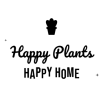 Happy Plants HAPPY HOME — hand-lettered SVG cut file