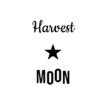 Harvest MOON — hand-lettered SVG cut file