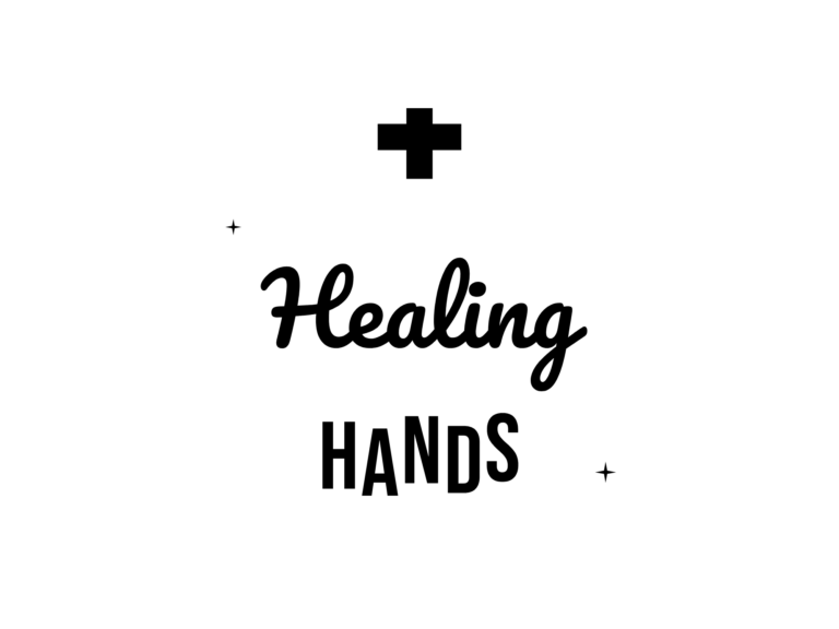 Healing HANDS — hand-lettered SVG cut file