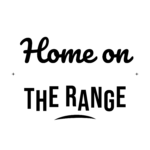 Home on THE RANGE — hand-lettered SVG cut file