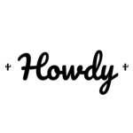 Howdy — hand-lettered SVG cut file