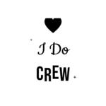 I Do CREW — hand-lettered SVG cut file