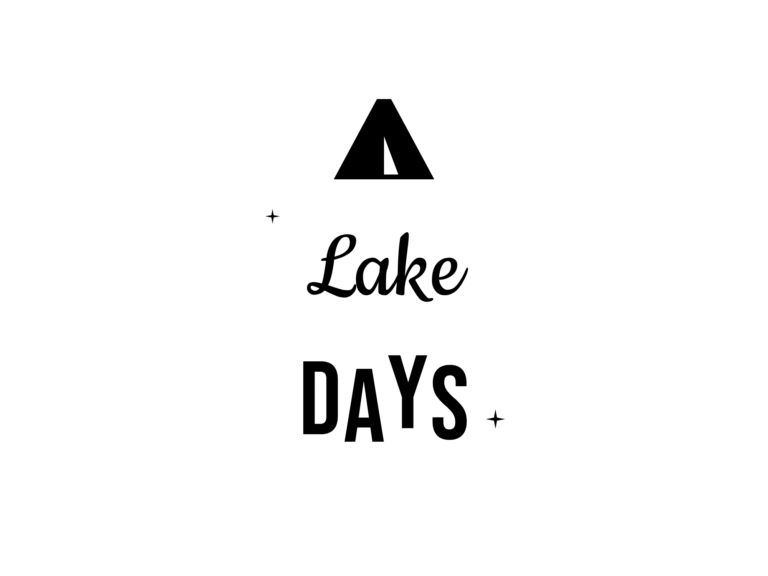 Lake DAYS — hand-lettered SVG cut file