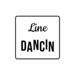 Line DANCIN — hand-lettered SVG cut file