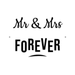 Mr & Mrs FOREVER — hand-lettered SVG cut file