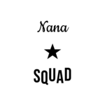 Nana SQUAD — hand-lettered SVG cut file
