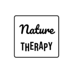 Nature THERAPY — hand-lettered SVG cut file