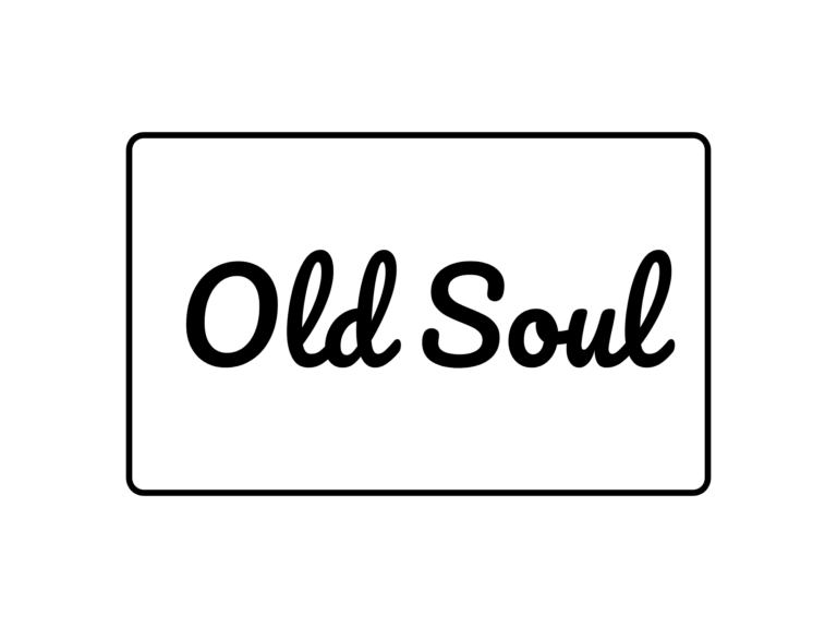 Old Soul — hand-lettered SVG cut file