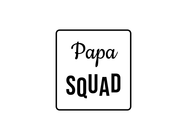 Papa SQUAD — hand-lettered SVG cut file