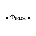 Peace PLEASE — hand-lettered SVG cut file