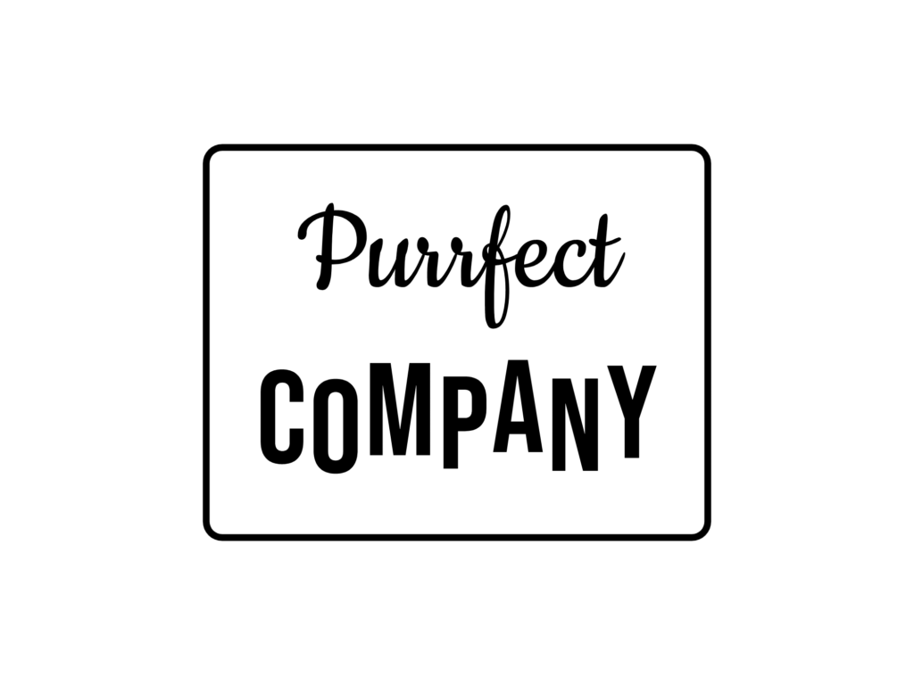 Purrfect COMPANY — hand-lettered SVG cut file