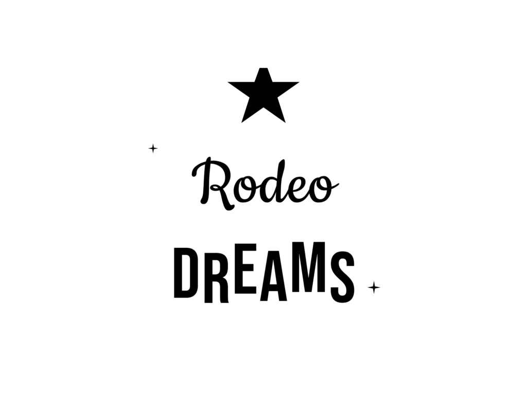 Rodeo DREAMS — hand-lettered SVG cut file