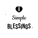 Simple BLESSINGS — hand-lettered SVG cut file