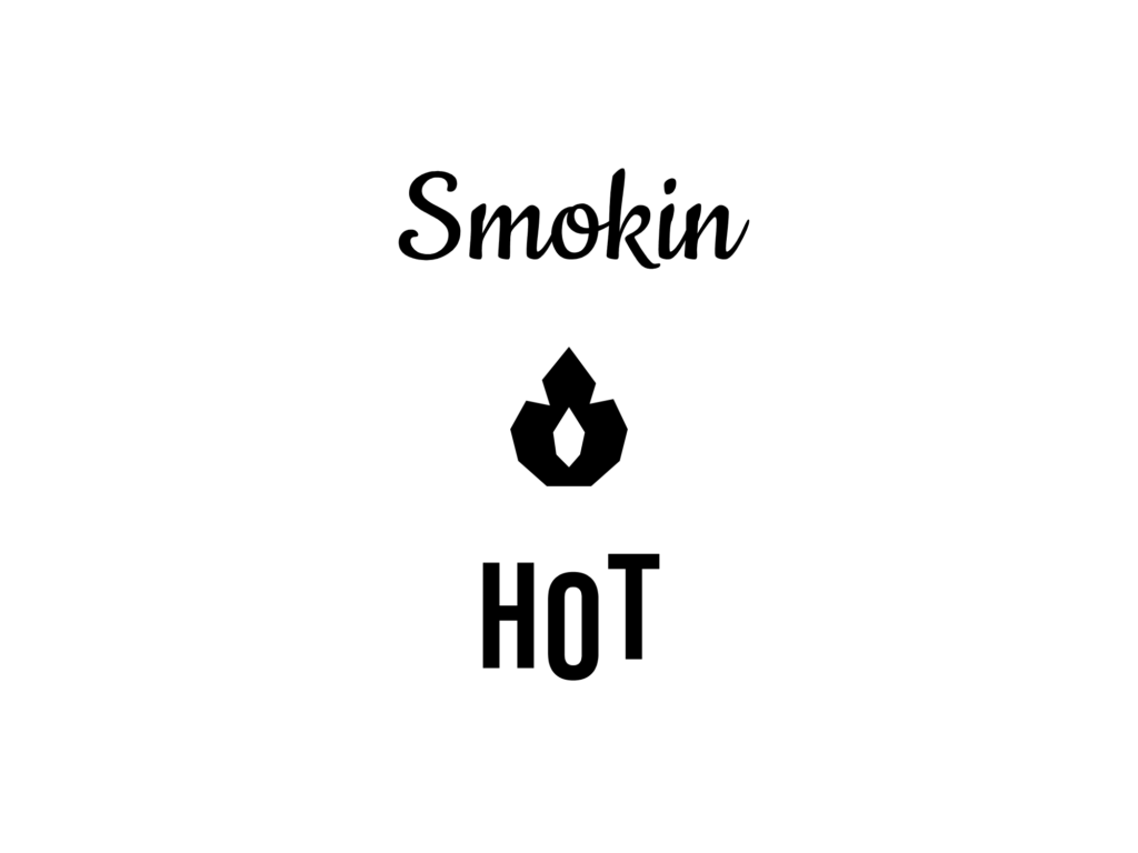 Smokin HOT — hand-lettered SVG cut file