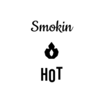 Smokin HOT — hand-lettered SVG cut file