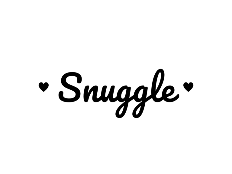 Snuggle BUG — hand-lettered SVG cut file