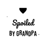 Spoiled BY GRANDPA — hand-lettered SVG cut file