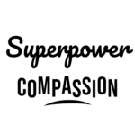 Superpower COMPASSION — hand-lettered SVG cut file