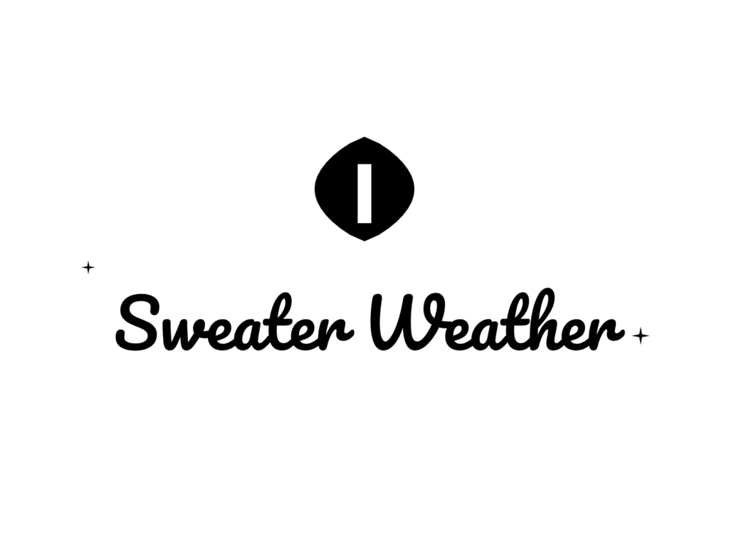 Sweater Weather — hand-lettered SVG cut file