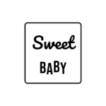 Sweet BABY — hand-lettered SVG cut file