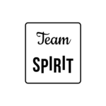 Team SPIRIT — hand-lettered SVG cut file