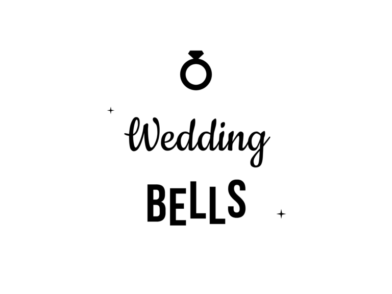 Wedding BELLS — hand-lettered SVG cut file