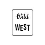 Wild WEST — hand-lettered SVG cut file