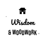 Wisdom & WOODWORK — hand-lettered SVG cut file