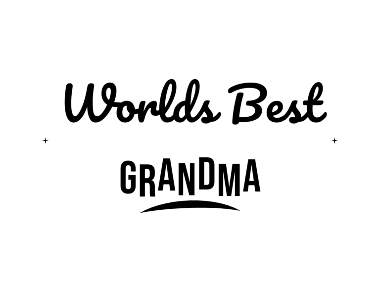 Worlds Best GRANDMA — hand-lettered SVG cut file
